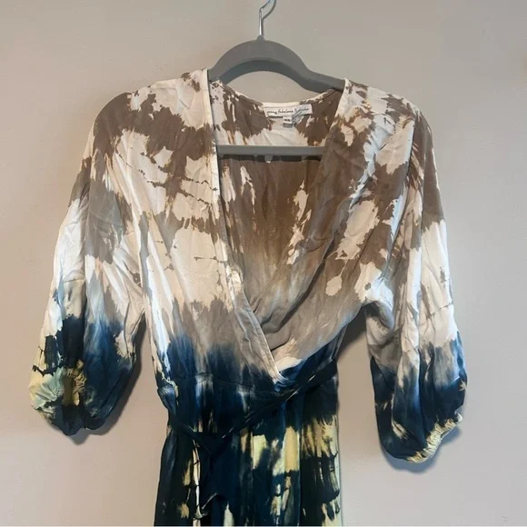 Young, Fabulous, & Broke Wrap Dress. Size XS but will fit a Small too! - Picture 2 of 5